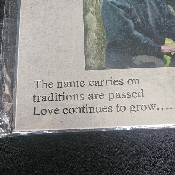 GANZ Aluminum 3 Generation Picture Frame Holds 5" By 7" Photo, New, Silver Tone - Picture 2 of 12